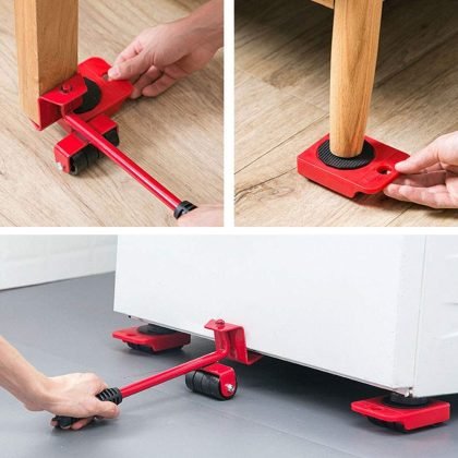 Furniture Easy Moving Tool Set, Heavy Furniture Moving & Lifting System, Maximum Load Weight